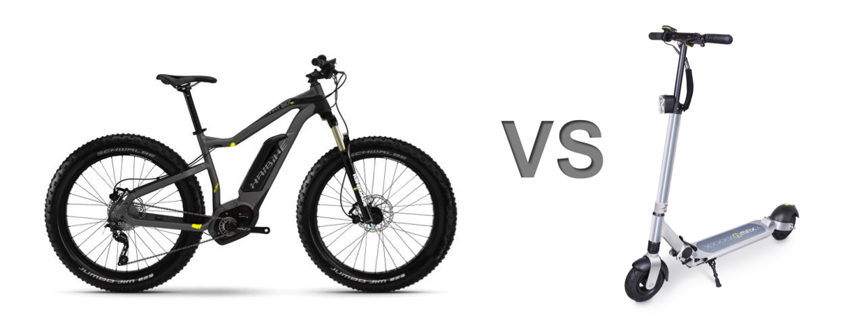 escooter vs ebike