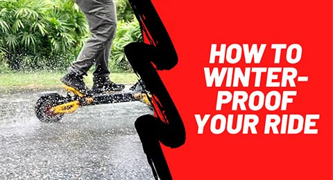 How to Winterize or Weather-Proof your E-Scooter