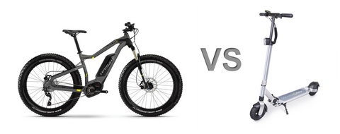 escooter vs ebike