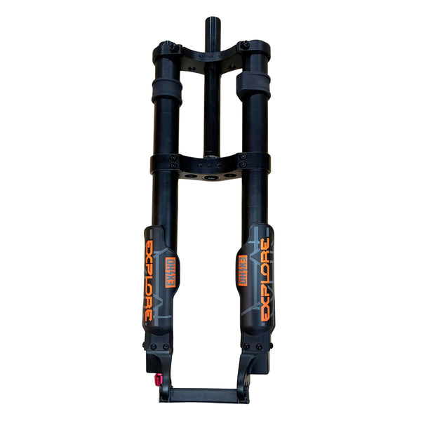 Dual Crown Inverted Hydraulic Suspension Twin Fork