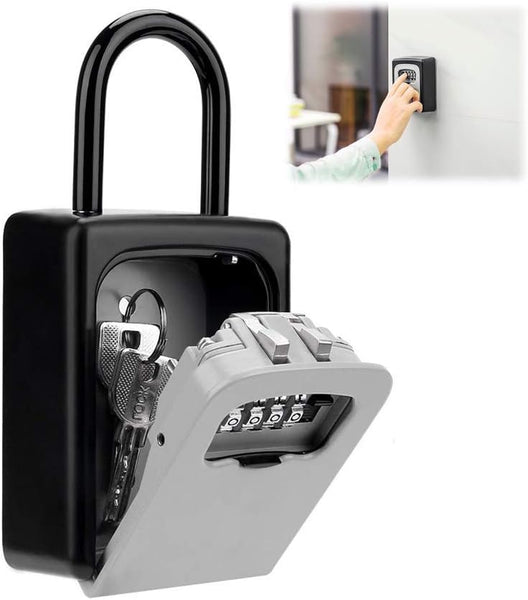Anti-Theft Padlock Password Metal Key Box Storage Safety Waterproof