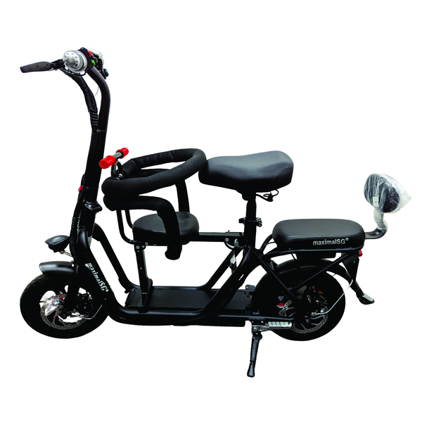 Child Seat with Bumper for Electric Scooter E-Scooter child seat