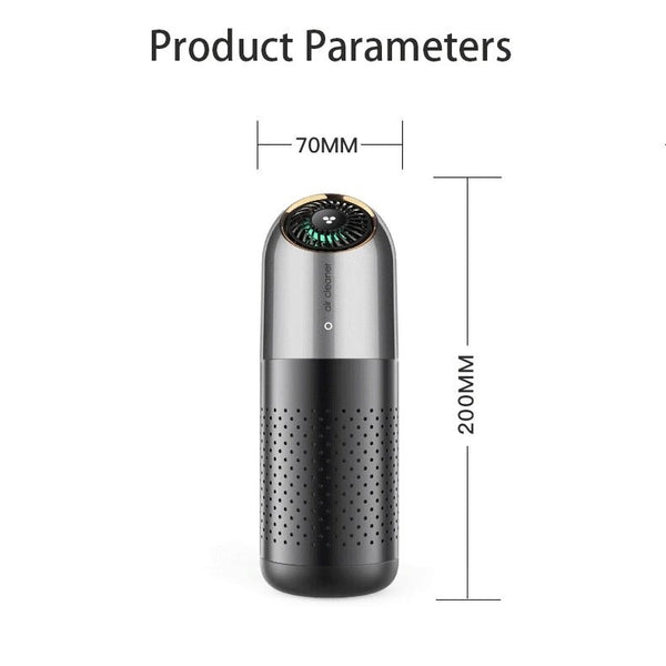 [FREE GIFT] Air Mini Personal | Car Air Purifier Mini Portable Ionizer with HEPA Filter for Desk New Car