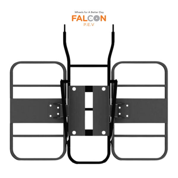 EBike Rear Rack For Food Delivery Rack Foldable Aluminium Steel Rack