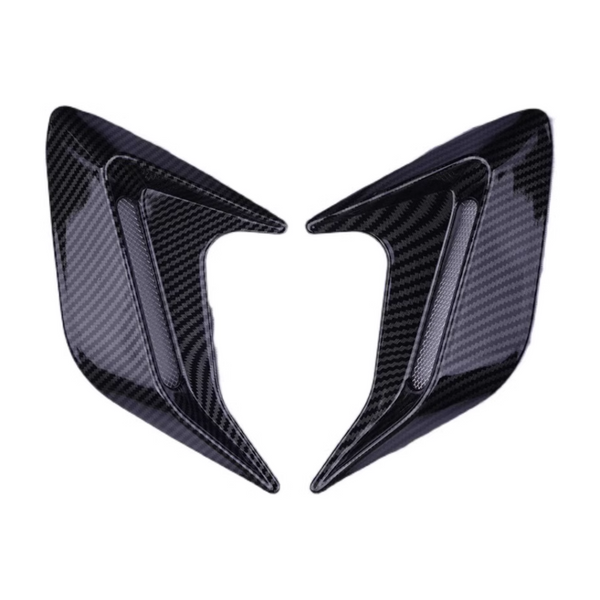 Carbon Fiber Fake Air Intake with Turn Signal Lights