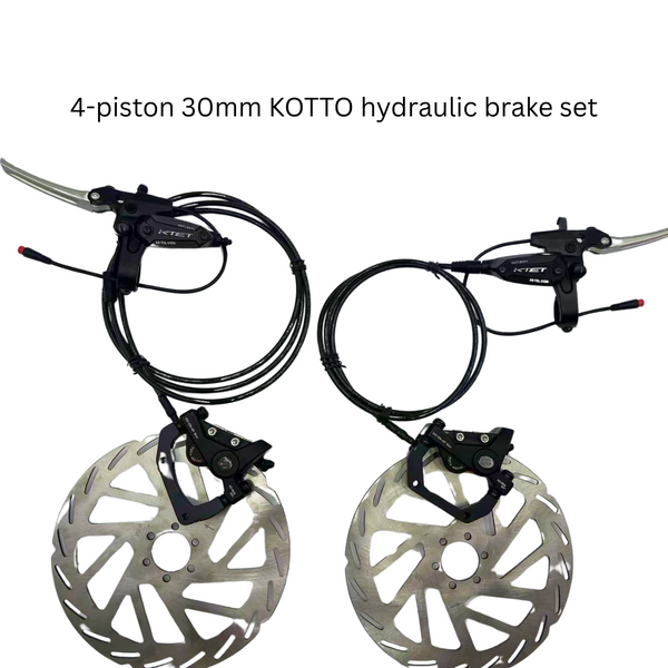 KOTTO Brakes Motorcycle Style KOTTO Hydraulic Brakes for Fast E-Bikes