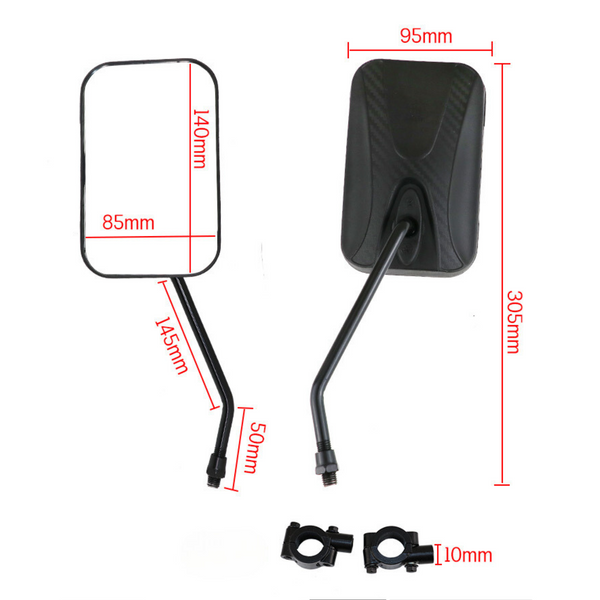 Motorcycle Large Rear View Mirror Side View Mirror