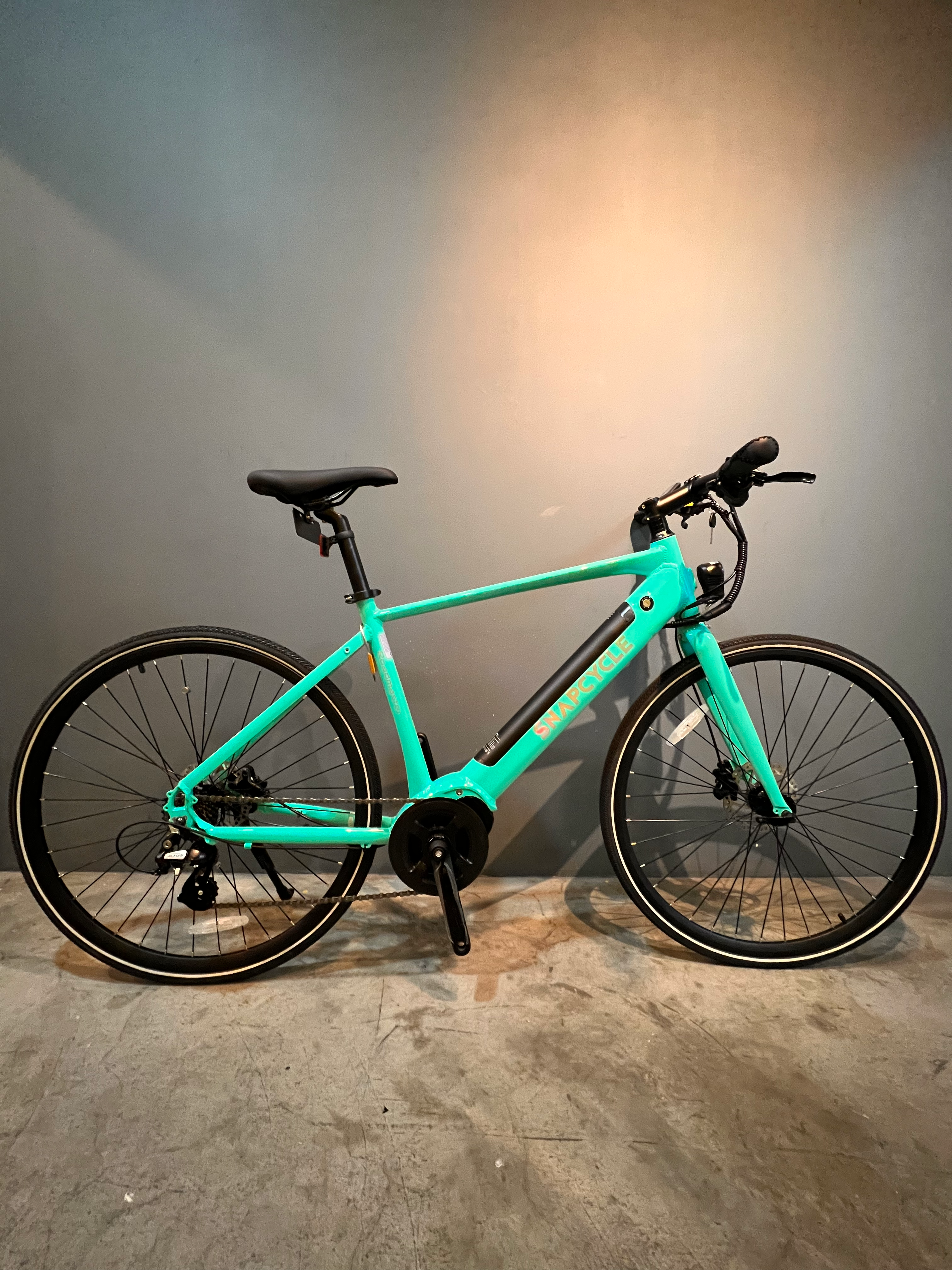 Snapcycle Roadmaster Full sized 24 inch Mid Drive E Bike Falcon Pev