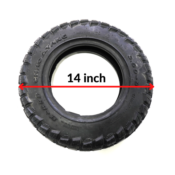 12 Inch Extra Wide Fat Tire