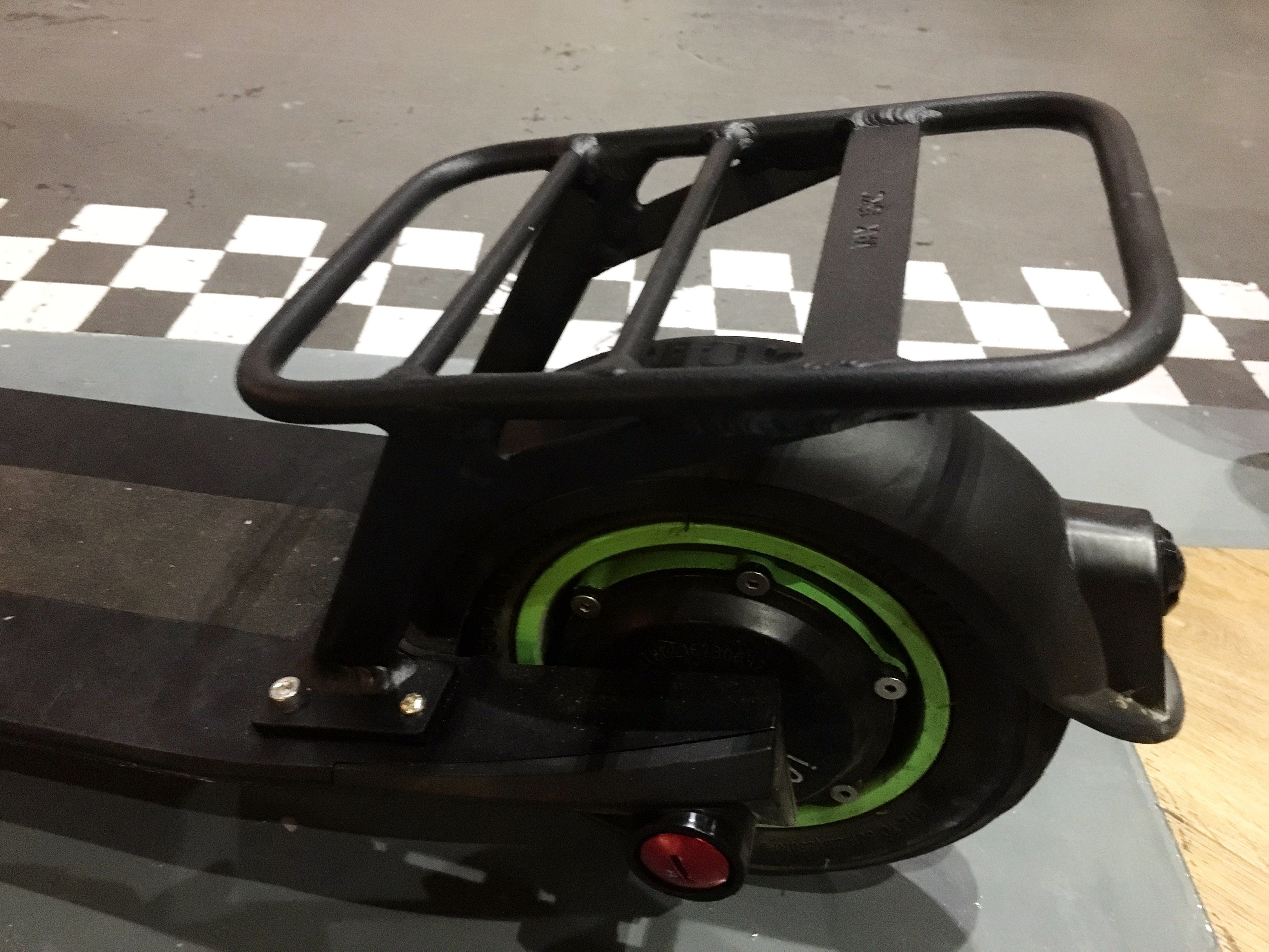 Electric scooter cargo rack best sale