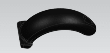 ZERO 9 Rear Fender Rear Mudguard