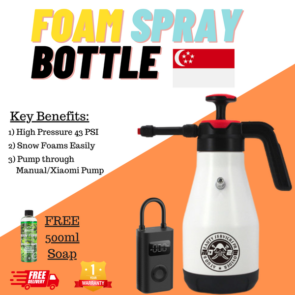 [New] Foam Spray Car Washing Device With Pump Compressor