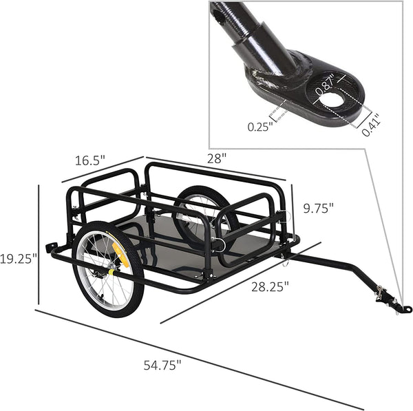 Fiido E-Bike Foldable Trailer Wagon with Hitch