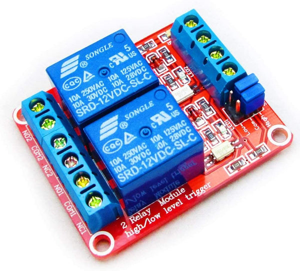 12V Relay Module Wired and Wireless