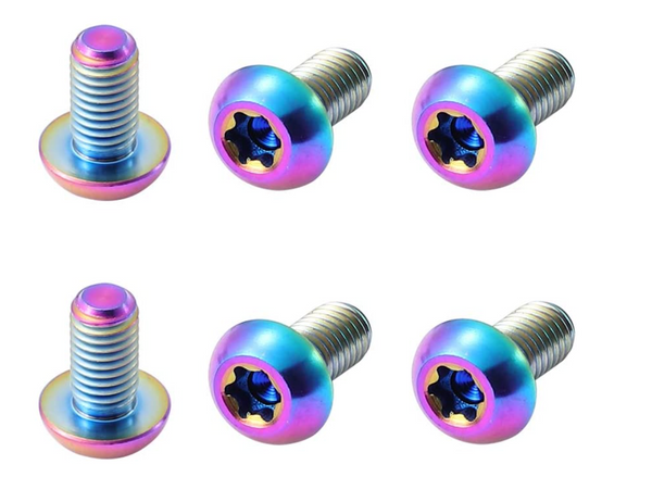 Titanium Rotor Screw M5 x 12mm Disc Brakes Rotor